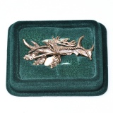 Odznaka ręcznie składana Byk z brązu - Makama