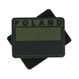 Emblemat "POLAND" PVC na rzep, olive Helikon-Tex 1 szt